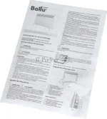 Конвектор электрический Ballu Camino Eco Turbo BEC/EMT-2500 белый, 2500 Вт, 30 м2, термостат 17