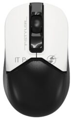 Мышь беспроводная A4Tech Fstyler FB12 белый/черный, 1200 dpi, радиоканал, Bluetooth, USB, кнопки - 3 18