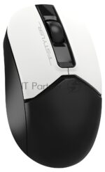 Мышь беспроводная A4Tech Fstyler FB12 белый/черный, 1200 dpi, радиоканал, Bluetooth, USB, кнопки - 3 25