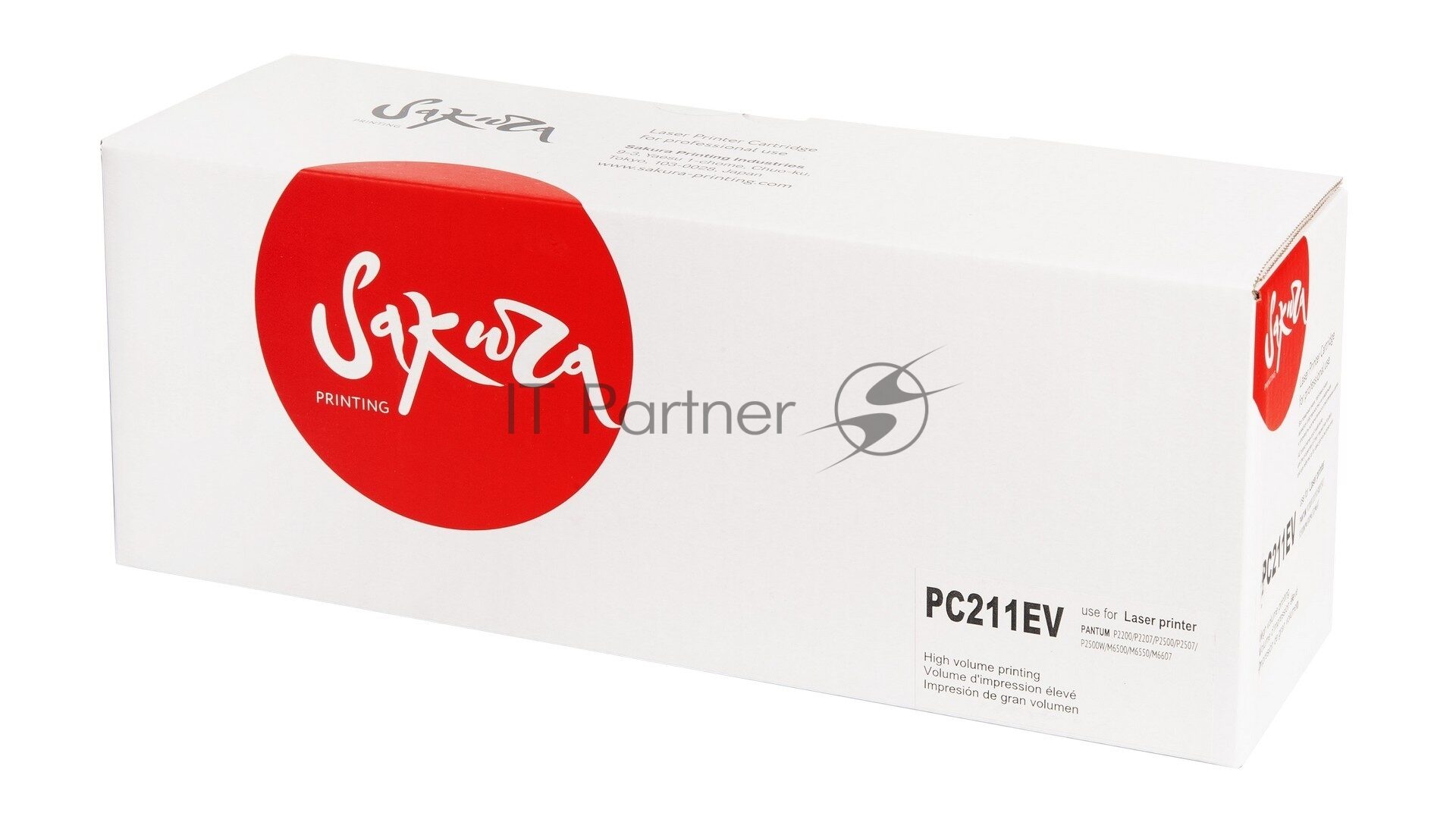 Картридж Sakura PC-211EV/ PC-211P для Pantum PP2500M6500/M6600, черный, 6000 к.