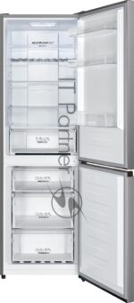 Холодильник Gorenje NRK619FAS4 серый двухкамерный 207/93л морозилка снизу, No Frost 8