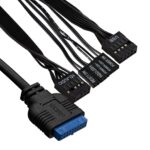 Компьютерный корпус Desktop ExeGate EX291267RUS MI-301U (mATX/mini-ITX, без БП, 1*USB+1*USB 3.0, аудио, черный) 11