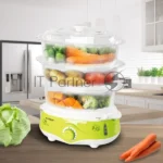 Пароварка Endever Vita-171 белый/зеленый, 11 л, ярусы - 3, 1000 Вт, механическое 6
