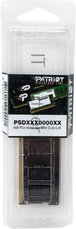 Оперативная память Patriot Signature, DDR4, 8GB (1x8 GB), 3200 MHz, CL22, SO-DIMM 15