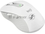 Мышь беспроводная Logitech Signature M650 L белый, 4000 dpi, радиоканал, Bluetooth, USB, кнопки - 5 20