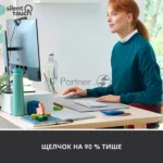 Мышь беспроводная Logitech Signature M650 L белый, 4000 dpi, радиоканал, Bluetooth, USB, кнопки - 5 11