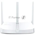 Маршрутизатор Mercusys MW305R Wi-Fi роутер 300 Мбит/с 2,4 ГГц, 1 порт WAN 10/100 Мбит/с + 4 порта LAN 10/100 Мбит/с, 2 фиксированные антенны 17