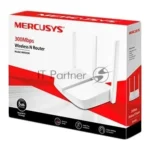 Маршрутизатор Mercusys MW305R Wi-Fi роутер 300 Мбит/с 2,4 ГГц, 1 порт WAN 10/100 Мбит/с + 4 порта LAN 10/100 Мбит/с, 2 фиксированные антенны 19