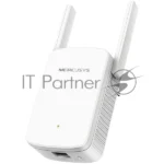 Усилитель сигнала Mercusys ME30 AC1200 Wi-Fi Range Extender, 300 Mbps at 2.4 GHz + 867 Mbps at 5 GHz, 1 x 10/100 LAN, 2× Fixed External Antennas, Wall Plugged, WPS/Reset Button, Signal Indicator, Range Extender/Access Point mode, Adaptive Path Selection 1