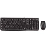 Комплект клавиатура+мышь Logitech MK120 проводной, USB, 1000 DPI, чёрный(заводская гравировка) 9