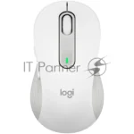 Мышь беспроводная Logitech Signature M650 L белый, 4000 dpi, радиоканал, Bluetooth, USB, кнопки - 5 23