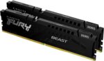 Оперативная память Kingston Fury Beast, DDR5, 32GB (2x16GB), 5200MHz, CL40, DIMM, радиатор, черный 11