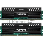 Оперативная память Patriot Viper 3, DDR3, 16GB (2x8 GB), 1600 MHz, CL9, DIMM, радиатор, черный 10