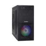 Компьютерный корпус Minitower ExeGate mEVO-7807-NPX400 (mATX, БП 400NPX 12см, 1хUSB+1хUSB 3.0, черный 1x12см с RGb подсветкой) 9