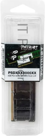 Оперативная память Patriot Signature, DDR4, 8GB (1x8 GB), 3200 MHz, CL22, SO-DIMM 4
