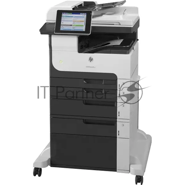 МФУ лазерное HP LaserJet Enterprise MFP M725f, лазерный принтер/сканер/копир/факс A3, 40ppm, 1200dpi, 1024Mb, 320Gb HDD, 5 trays 100+250+250+500+500, Cabinet, ADF100, Duplex, USB/LAN/FIH, Color LCD20i, 1y warr, repl. Q7830A M5035x, Q7831A M5035xs) 1