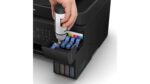 МФУ струйное Epson L5290 (C11CJ65512/C11CJ65508/C11CJ65407), A4, цветное, печ. до 33 стр/мин. (ч/б) до 15 стр/мин. (цвет), скан. до 12 стр/мин. (ч/б) 29 стр/мин. (цвет), 1440 x 5760 dpi (печать) 1200x2400dpi (скан.), USB, RJ-45, Wi-Fi 5