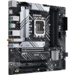 Материнская плата ASUS PRIME B660M-A WIFI D4, Socket LGA 1700, Intel B660, 4xDDR4, 4xSATA, 2xM.2, 1xPCIe 4.0 x16, 1xPCIe 3.0 x16, 1xDP, 2xHDMI, 1x 1Gb LAN, 2xUSB-A 3.2 Gen 2, 4xUSB-A 2.0, 3x3.5 мм, 7.1, mATX 7