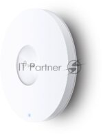 Потолочная точка доступа TP-Link EAP653 AX3000 Ceiling Mount Dual-Band Wi-Fi 6 Access Point, 1 1Gbps RJ45 Port, 574Mbps at2.4 GHz + 2402 Mbps at 5 GHz, 802.3at POE, 2 Internal Antennas 9