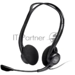 Гарнитура Logitech PC Headset 960 Stereo чёрный, проводная, USB 16