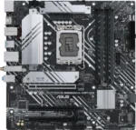 Материнская плата ASUS PRIME B660M-A WIFI D4, Socket LGA 1700, Intel B660, 4xDDR4, 4xSATA, 2xM.2, 1xPCIe 4.0 x16, 1xPCIe 3.0 x16, 1xDP, 2xHDMI, 1x 1Gb LAN, 2xUSB-A 3.2 Gen 2, 4xUSB-A 2.0, 3x3.5 мм, 7.1, mATX 17