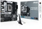Материнская плата ASUS PRIME B660M-A WIFI D4, Socket LGA 1700, Intel B660, 4xDDR4, 4xSATA, 2xM.2, 1xPCIe 4.0 x16, 1xPCIe 3.0 x16, 1xDP, 2xHDMI, 1x 1Gb LAN, 2xUSB-A 3.2 Gen 2, 4xUSB-A 2.0, 3x3.5 мм, 7.1, mATX 21