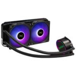 Система жидкостного охлаждения ExeGate BlackWater-240V2.PWM.RGb черный, 120 мм, алюминий, 2000 об/мин, 22 дБ, 4 pin, 220 Вт 4