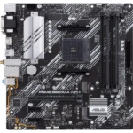 Материнская плата ASUS PRIME B550M-A WIFI II, AM4, AMD B550, 4xDDR4, 4xSATA, 2xM.2, 1xPCI-E 4.0 x16, 2xPCI-E x1, 1xDVI-D, 1xHDMI, 1xVGA, 1x 1Gb LAN, 2xUSB-A 3.2 Gen 2, 4xUSB-A 3.2 Gen 1, 3x3.5 мм, 7.1, Micro-ATX 18