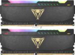 Оперативная память Patriot Viper Steel, DDR4, 64GB (2x32GB), 3200MHz, CL18, DIMM, с радиатором, RGB, черный 8