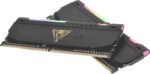 Оперативная память Patriot Viper Steel, DDR4, 64GB (2x32GB), 3200MHz, CL18, DIMM, с радиатором, RGB, черный 11