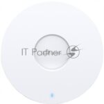 Потолочная точка доступа TP-Link EAP653 AX3000 Ceiling Mount Dual-Band Wi-Fi 6 Access Point, 1 1Gbps RJ45 Port, 574Mbps at2.4 GHz + 2402 Mbps at 5 GHz, 802.3at POE, 2 Internal Antennas 8