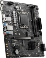 Материнская плата MSI PRO H610M-G DDR4, LGA 1700, Intel H610, 2xDDR4, 4xSATA, 1xM.2, 1xPCIe 4.0 x16, 1xPCIe 3.0 x1, 1xHDMI, 1xDP, 1xVGA, 1xRJ45 1Gb, 2xUSB-A 3.2 Gen 1, 4xUSB-A 2.0, 3x3.5мм, 7.1, mATX 8