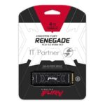 Накопитель SSD Kingston Fury Renegade, 4Tb, PCIe 4.0 x4, M.2 2280, NVMe, R/W 7300/7000, с радиатором 12