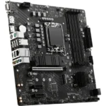 Материнская плата MSI PRO B760M-P DDR4, LGA 1700, Intel B760, 4xDDR4, 4xSATA, 2xM.2, 1xPCIe 4.0 x16, 2xPCIe 3.0 x1, 1xHDMI, 1xDP, 1xVGA, 1x1Gb LAN, 4xUSB-A 2.0, 1xUSB-A 3.2 Gen 1, 1xUSB-C 3.2 Gen 2, 3x3.5 мм, 7.1, mATX 12