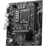 Материнская плата MSI PRO B760M-E DDR4, LGA 1700, Intel B760, 2xDDR4, 4xSATA, 1xM.2, 1xPCIe 4.0 x16, 1xPCIe 4.0 x1, 1xHDMI, 1xVGA, 1x1Gb LAN, 2xUSB-A 3.2 Gen 1, 4xUSB-A 2.0, 3x3.5 мм, 7.1, mATX 10