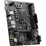 Материнская плата MSI PRO B760M-E DDR4, LGA 1700, Intel B760, 2xDDR4, 4xSATA, 1xM.2, 1xPCIe 4.0 x16, 1xPCIe 4.0 x1, 1xHDMI, 1xVGA, 1x1Gb LAN, 2xUSB-A 3.2 Gen 1, 4xUSB-A 2.0, 3x3.5 мм, 7.1, mATX 7