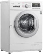 Стиральная машина LG F1296HDS1 белый, загрузка фронтальная 7 кг, 1200 об/мин., класс: А 12