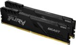 Оперативная память Kingston Fury Beast, DDR4, 64GB (2x32GB), 3200MHz, CL16, DIMM, черный 14