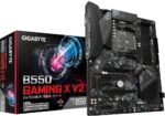 Материнская плата Gigabyte B550 GAMING X V2, AM4, AMD B550, 4xDDR4, 4xSATA, 2xM.2, 1xPCI-E 4.0 x16, 1xPCI-E 3.0 x2, 1xHDMI, 1xDVI-D, 1x 1Gb LAN, 1xUSB 3.2 Gen 2, 3xUSB 3.2 Gen 1, 2xUSB 2.0, 3x3.5 мм, 7.1, Standard-ATX 11