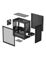 Компьютерный корпус Deepcool CH370 черный без БП mATX 1x120мм 1xUSB 2.0 1xUSB 3.0 audio bott PSU 18