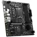 Материнская плата MSI PRO B760M-P DDR4, LGA 1700, Intel B760, 4xDDR4, 4xSATA, 2xM.2, 1xPCIe 4.0 x16, 2xPCIe 3.0 x1, 1xHDMI, 1xDP, 1xVGA, 1x1Gb LAN, 4xUSB-A 2.0, 1xUSB-A 3.2 Gen 1, 1xUSB-C 3.2 Gen 2, 3x3.5 мм, 7.1, mATX 5