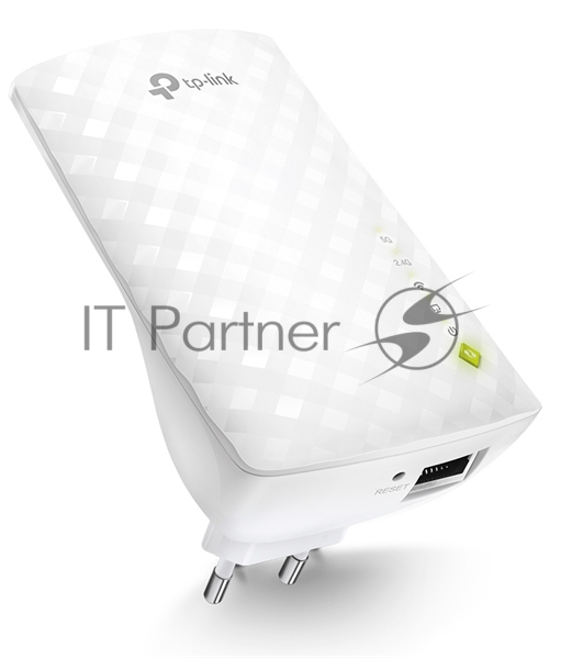 Усилитель Wi-Fi сигнала TP-Link AC750 OneMesh WiFi Range Extender, 300Mbps at 2.4G and 433Mbps at 5G, compact house with internal antennas, 1 10/100Mbps Ethernet port, WPS button for quick setup, Smart Indicator for best location, support OneMeshTMtechnology (802.11k/v seamless r