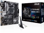 Материнская плата ASUS PRIME B550M-A WIFI II, AM4, AMD B550, 4xDDR4, 4xSATA, 2xM.2, 1xPCI-E 4.0 x16, 2xPCI-E x1, 1xDVI-D, 1xHDMI, 1xVGA, 1x 1Gb LAN, 2xUSB-A 3.2 Gen 2, 4xUSB-A 3.2 Gen 1, 3x3.5 мм, 7.1, Micro-ATX 11