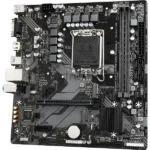 Материнская плата Gigabyte B760M H DDR4, LGA 1700, Intel B760, 2xDDR4, 4xSATA, 2xM.2, 1xPCIe 4.0 x16, 1xPCIe x1, 1xHDMI, 1xVGA, 1x 1Gb LAN, 2xUSB 2.0, 4xUSB 3.2 Gen 1, 3x3.5 мм, 7.1, Micro ATX 8