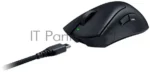 Мышь беспроводная/проводная Razer DeathAdder V3 Pro черный, 30000 dpi, радиоканал, USB, кнопки - 6 3