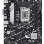 Материнская плата ASUS PRIME B760M-K, LGA 1700, Intel B760, 2xDDR5, 4xSATA, 2xM.2, 1xPCIe 4.0 x16, 2xPCIe x1, 1xHDMI, 1xVGA, 1x 2.5Gb LAN, 2xUSB-A 3.2 Gen 1, 2xUSB-A 2.0, 3x3.5 мм, 7.1, mATX 15