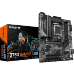 Материнская плата Gigabyte B760 GAMING X, LGA 1700, Intel B760, 4xDDR5, 4xSATA, 3xM.2, 1xPCI-E 4.0 x16, 2xPCI-E 3.0 x1, 1xHDMI, 1xDP, 1x 2.5Gb LAN, 1xUSB 3.2 Gen 2, 1xUSB 3.2 Gen 1, 5xUSB 2.0, 6x3.5 мм, 7.1, ATX 17