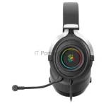 Гарнитура Bloody G535 чёрный/серебристый, проводная, подсветка 17