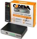 Приставка для цифрового ТВ Cadena CDT-2351SB черный, DVB-T2, DVB-T, HDMI, USB 2.0 3