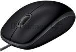 Мышь проводная Logitech M110 Silent черный, 1000 dpi, USB, кнопки - 3 2